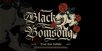 Ducky Black Font Poster 8