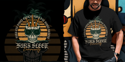 Ducky Black Font Poster 13