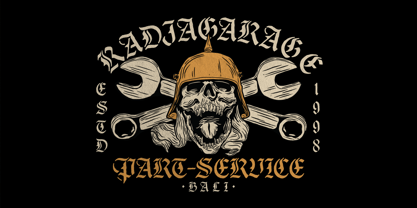 Ducky Black Font Poster 6