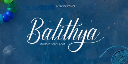 Balithya Font Poster 1