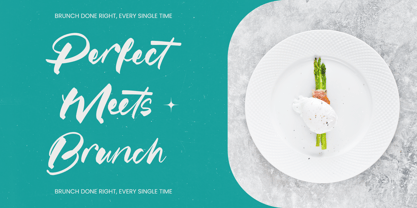 Satiate Ration Font Poster 2