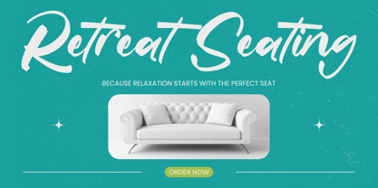 Satiate Ration Font Poster 4