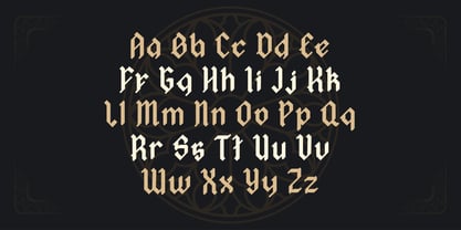 Arcanum Noire Font Poster 4