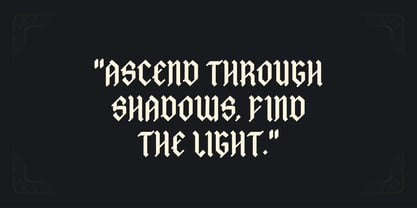 Arcanum Noire Font Poster 7