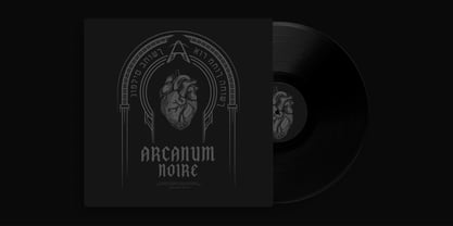 Arcanum Noire Font Poster 3