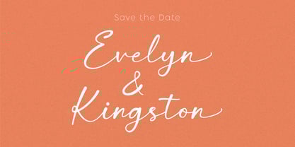 Wings Signature Font Poster 3