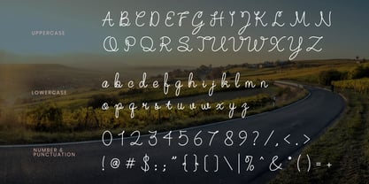 Carfiny Font Poster 2