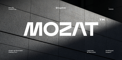 Mozat Font Poster 1