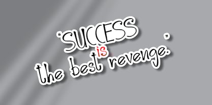 Cluella Font Poster 3