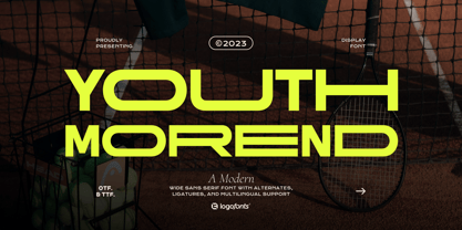 Youth Morend Font Poster 1