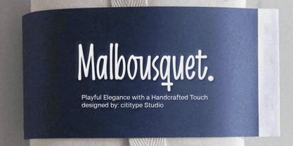 Malbousquet Font Poster 1