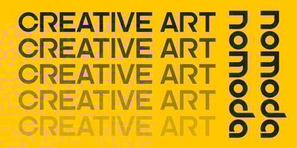 Nomoda Font Poster 3