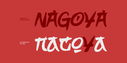 Shinobi Font Poster 4