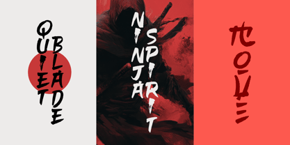Shinobi Font Poster 3