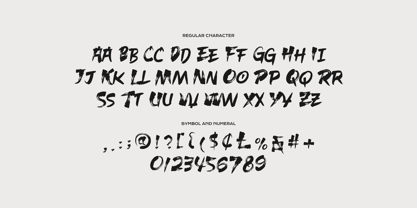 Shinobi Font Poster 5