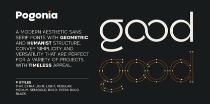 Pogonia Font Poster 4