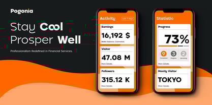 Pogonia Font Poster 8