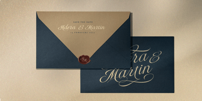 Radiate Script Font Poster 7