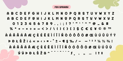 Fox Springy Font Poster 9