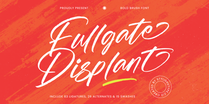 Fullgate Displant Font Poster 1