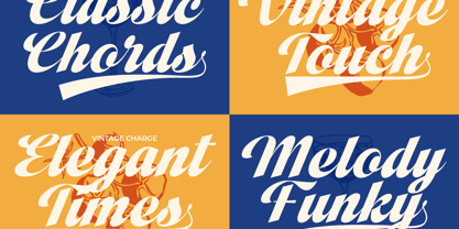 Vintage Charge Font Poster 5