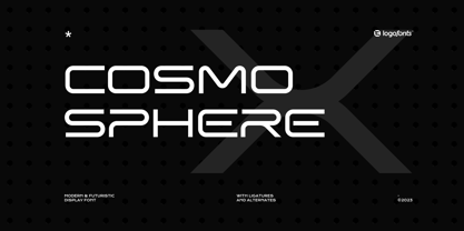 Cosmo Sphere Font Poster 1