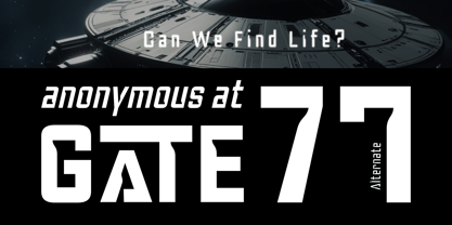 Anymspace Font Poster 3