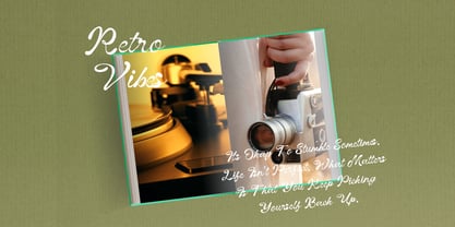 Vinecta Font Poster 15