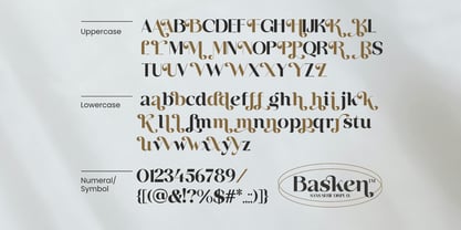 Basken Font Poster 9