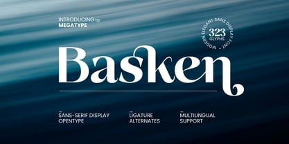 Basken Font Poster 1
