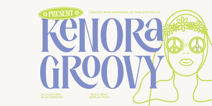 Kenora Groovy Font Poster 1