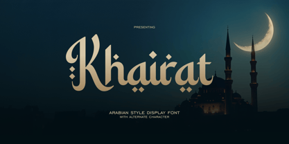 Khairat Font Poster 1