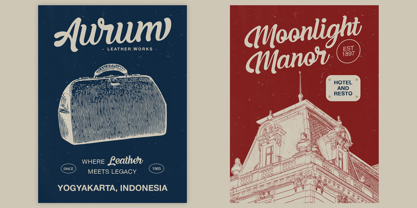 Bernfuls Script Font Poster 7