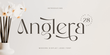 Anglera Font Poster 10