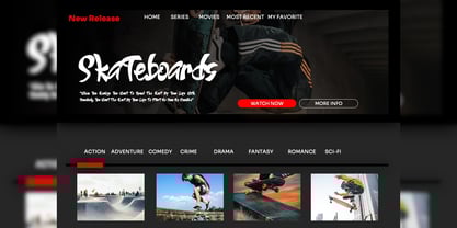 Chuckies Font Poster 15