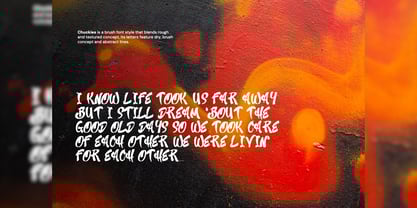 Chuckies Font Poster 7