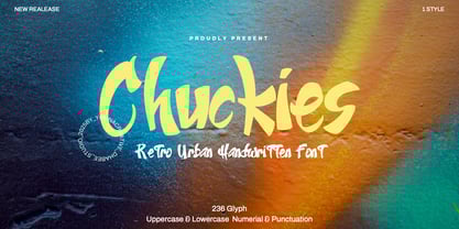 Chuckies Font Poster 1