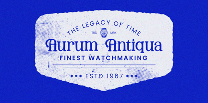 Quickly Retro Font Poster 3