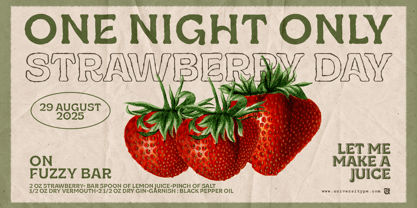 UT Ruganic Font Poster 11