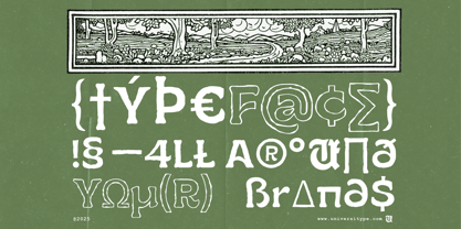 UT Ruganic Font Poster 12
