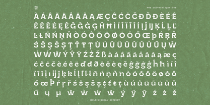 UT Ruganic Font Poster 8