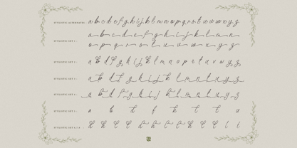 UT Nikahan Script Font Poster 8