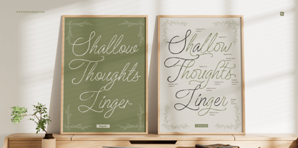 UT Nikahan Script Font Poster 6