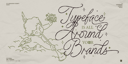 UT Nikahan Script Font Poster 10