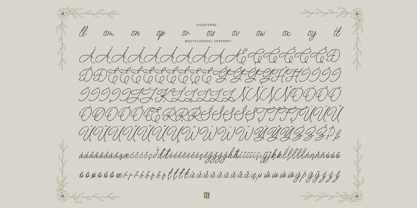 UT Nikahan Script Font Poster 9