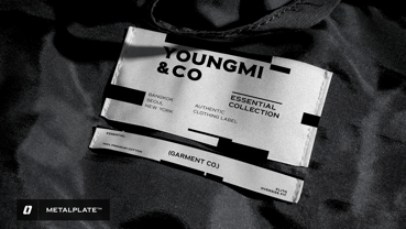 Metalplate Font Poster 8