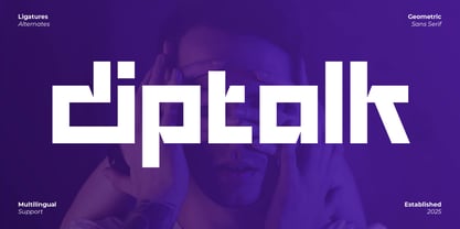 Diptalk Font Poster 1