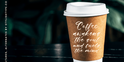 Floating Journey Font Poster 12