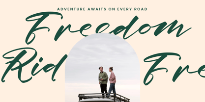 Floating Journey Font Poster 6