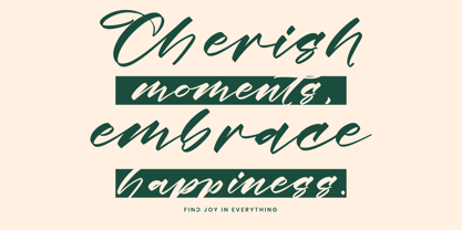 Floating Journey Font Poster 8